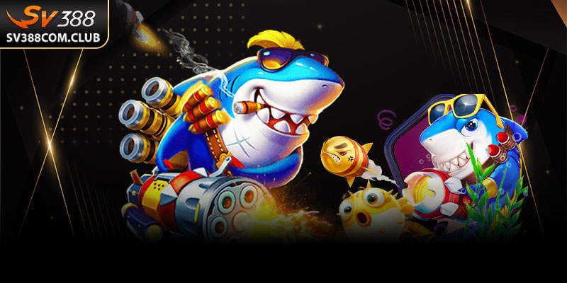 Giao diện chơi bắn cá ăn xu miễn phí trên SV388, với nút “Bắt đầu” nổi bật, xu tặng hiển thị trên góc trái màn hình.